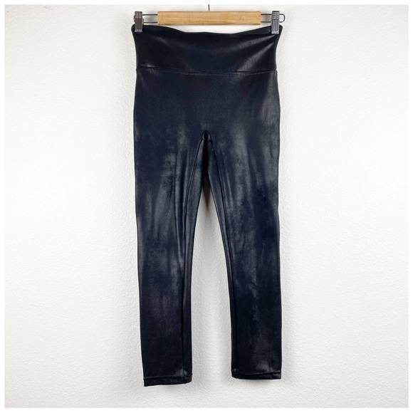Spanx Black Faux Leather Leggings‎ Size Medium - Picture 5 of 9